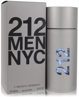 Carolina Herrera 212 men NYC by cologne Sealed EDT 3.3 / 3.4 oz New in Box