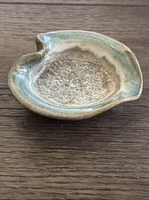 Made In USA Pottery Small Heart shaped Ashtray