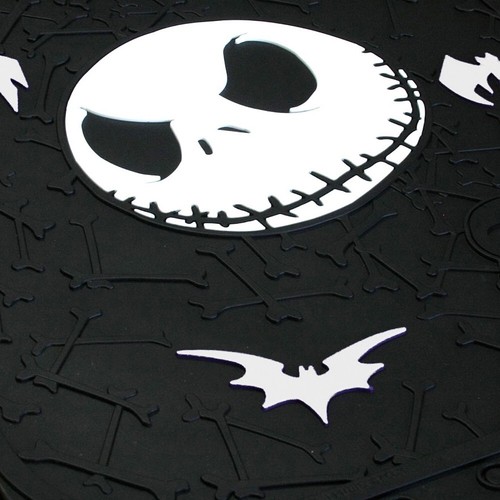 10PC Jack Skellington Car Seat Covers Heavy Duty Rubber Floor Mats for Subaru - Picture 6 of 10