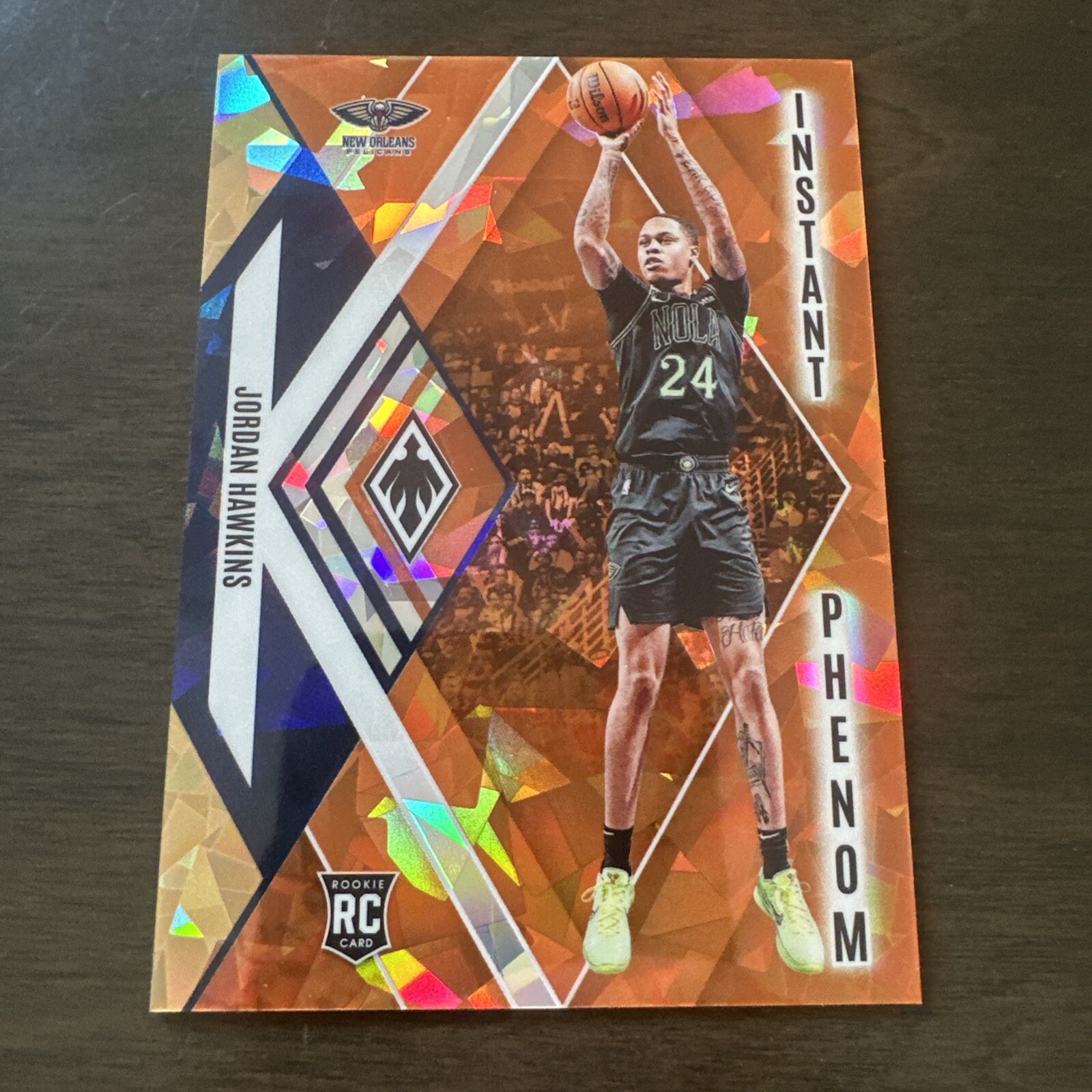 Jordan Hawkins 2023-24 Phoenix Basketball-Instant Phenom /249🔥Orange Ice #14