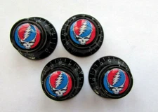 Grateful Dead Guitar Knobs, Grateful Dead logo volume Guitar Knobs, guitar knob