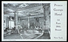 Vintage B & W Prince George Hotel Corner Of M...