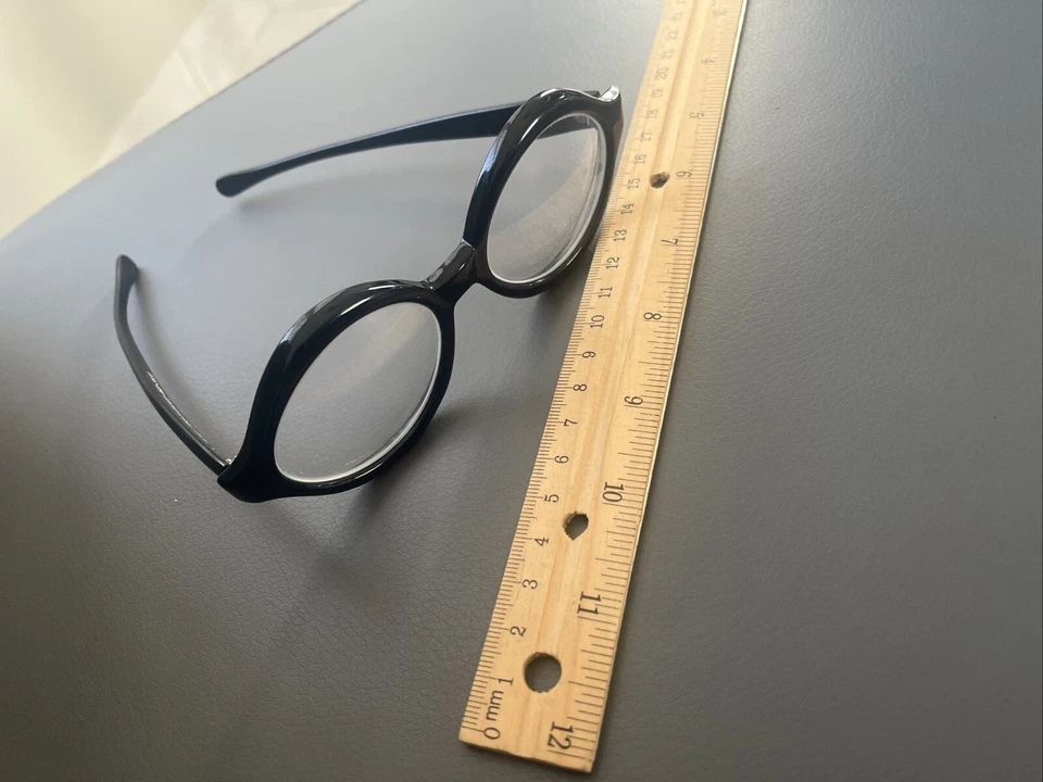 Vintage Sherman USA Oval Eyeglasses Custom Frame 1960s Cool Retro Shape - Image 4 of 4