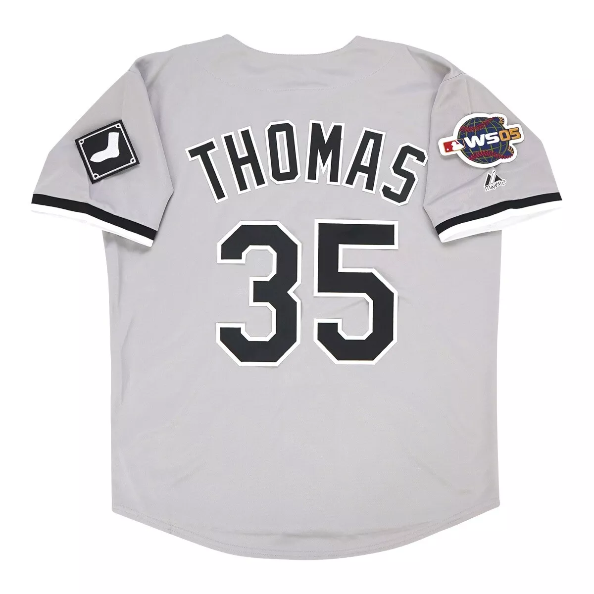 Frank Thomas Chicago White Sox 2005 World Series Grey Road Men's Jersey  (S-3XL)