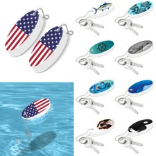 2 PCS Foam Floating Keychain Keyring Kayak Water Fishing Boat Buoy Key Float