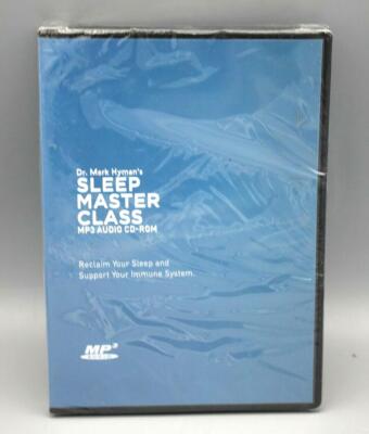 Dr. Mark Hyman's Sleep Master Class MP3 Audio CD-ROM - Brand New - Free Shipping