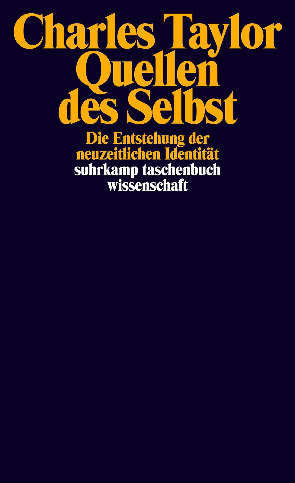 Thumbnail - Quellen Des Selbst Die Entstehung Der Neuzeitlichen Identität Charles