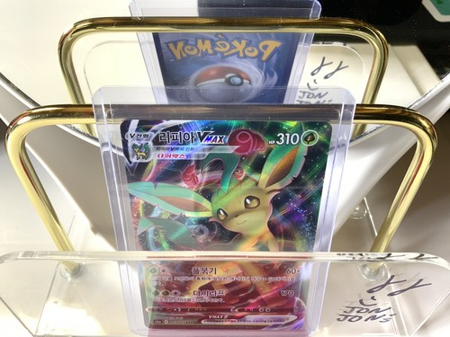 Pokémon TCG - Leafeon VMAX RRR 003/069 s6a Eevee Heroes Koreanisch