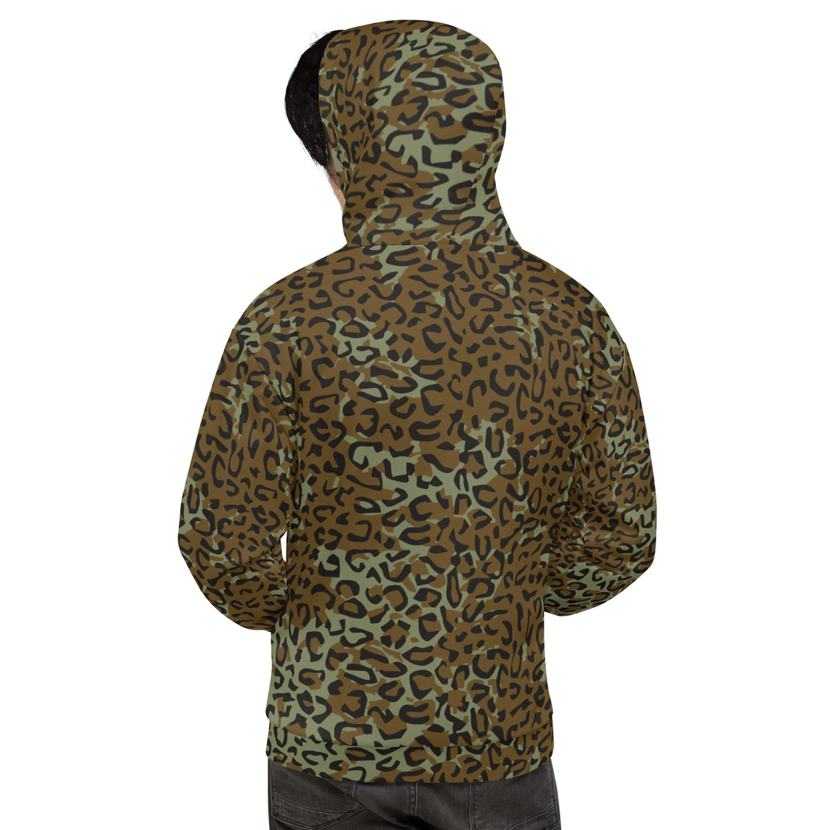 Zaire Leopard Spot Camouflage Unisex Hoodie | eBay