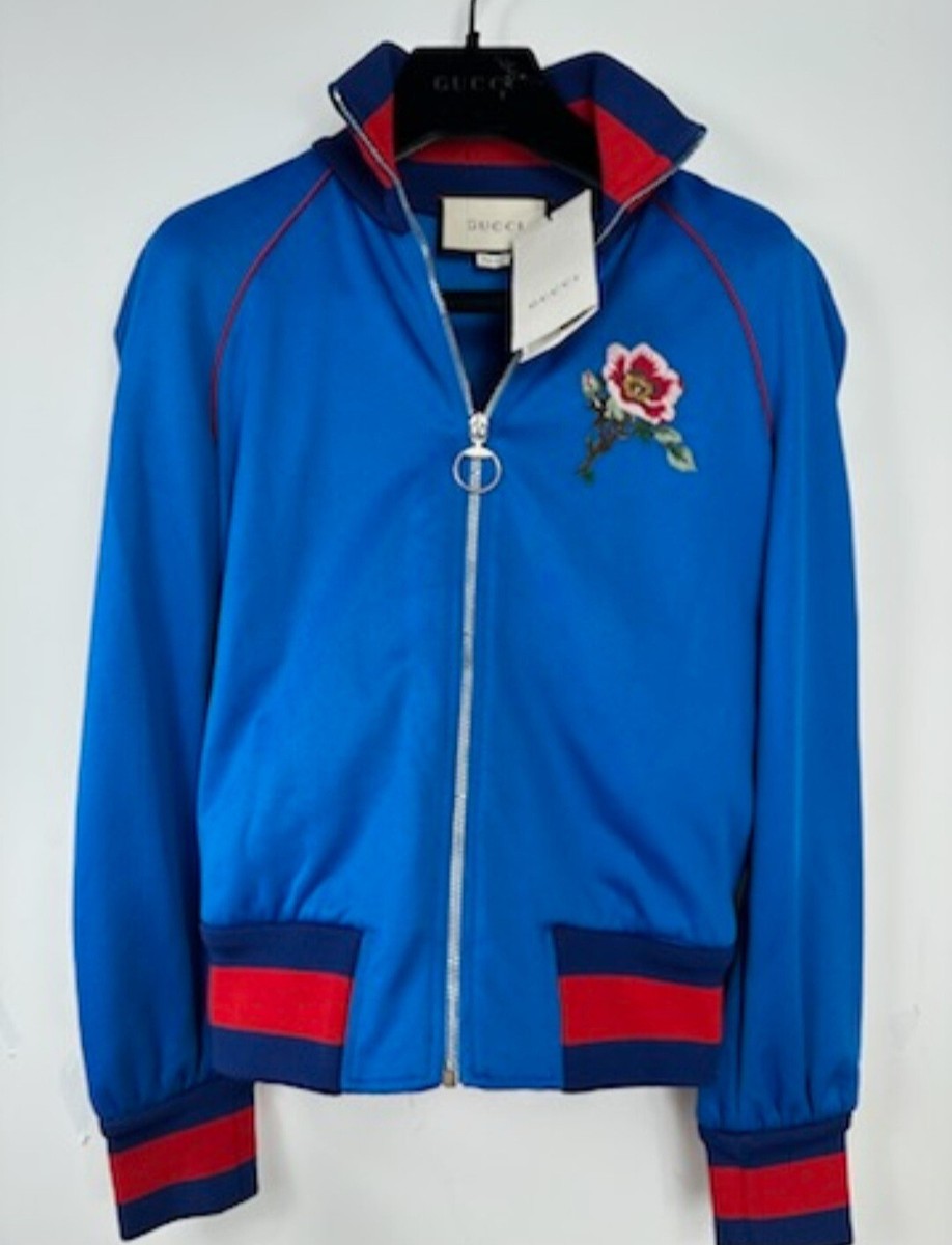 ジャケット Gucci Bomber Jacket 5K New Gucci 2017 Mariah Blue Tiger Bomber Jacket 38 40 2 4