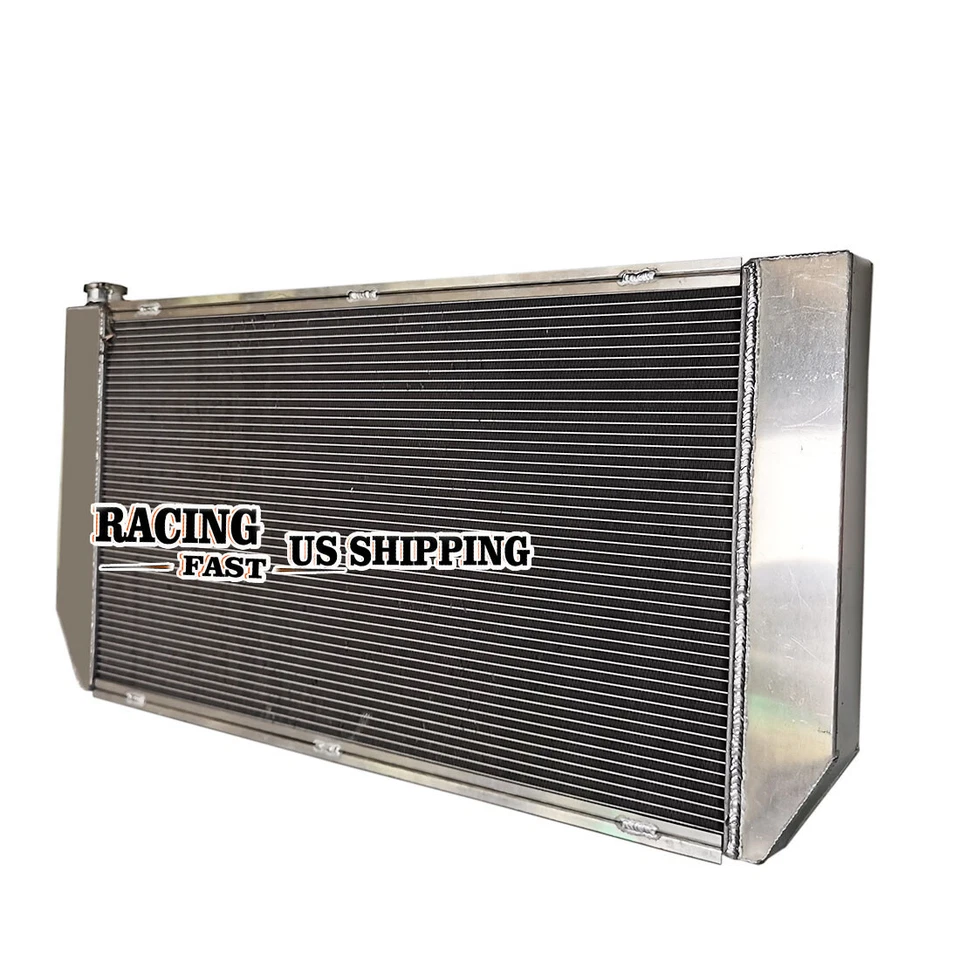 Radiador de aluminio + ventilador de cubierta para Chevy GMC 1988-2000 C/K 1500 2500 3500 7,4 L V8 Foto 4 de 4