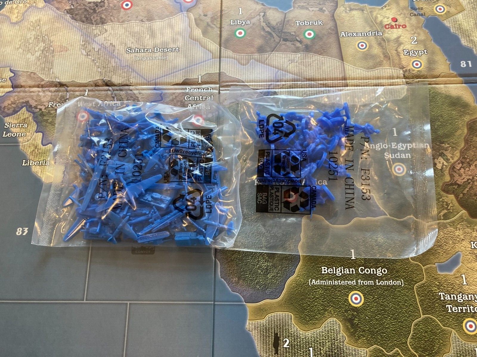 REPLACEMENT PIECES/ARMIES AXIS & ALLIES EUROPE & PACIFIC 1940 2nd