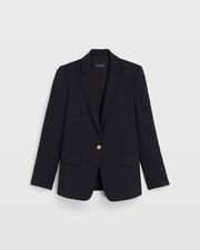 Club Monaco Borrem Black Wool Blazer 0