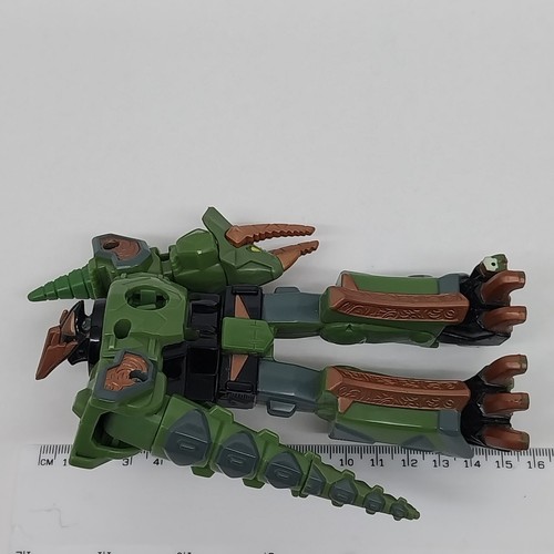 Megazord Power Rangers Dino Thunder Rare GREEN 2003 Thundersaurus - Picture 11 of 12