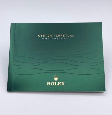 Rolex Gmt-Master II Ausstattungsheft Uhr watch booklet Jahr 2012 englisch