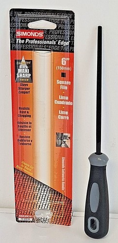 SIMONDS Metal Files File Black Maxi Wood Rasp Square Mill Genuine - Picture 2 of 40