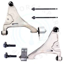 6x Front Lower Control Arm Inner Outer Tie Rod End Fits 2006-2011 Buick Lucerne