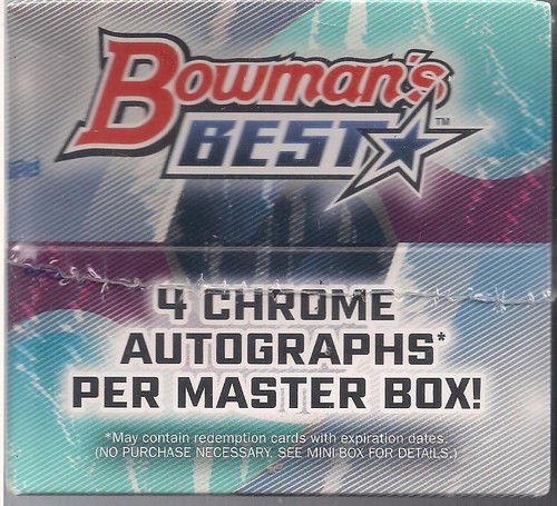 2020 Bowmans Best Baseball Factory Sealed Hobby Box - 4 Chrome Autos per Box - Picture 2 of 6