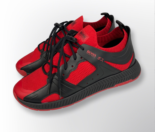 Hugo Boss uomo scarpe nero 42 sneakers shoes man | eBay