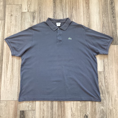 Lacoste Men's Gray Polo Shirt Size 9 