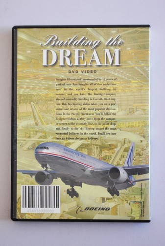 DVD - Building The Dream - The Making Of A Boeing Jetliner Airplane Construction - Imagen 2 de 2
