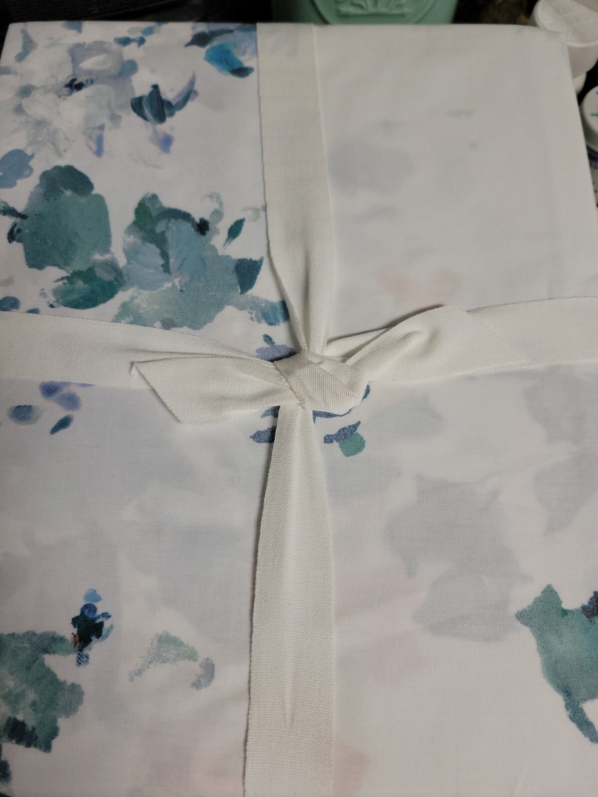 Pottery Barn Kinsley Organic Cotton Shower Curtain 72" x 72" NWOT eBay