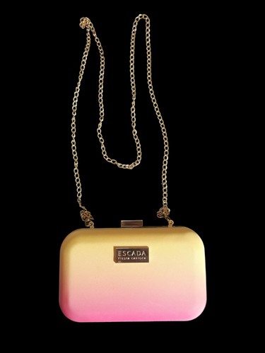 Escada FIESTA CARIOCA Evening Bag, Clutch, For Women Sunset Ombre Shoulder/Cross - Picture 1 of 13