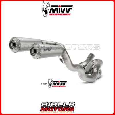 KOMPLETTER AUSPUFF MIVV X-M1 DUCATI STREETFIGHTER V4 1100 2020-2022 TITANIUM UNDE