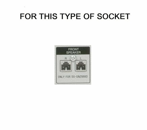 2x Red Gray Speaker White Connector Wire Cord Cable For Sony Disc Deck Receiver - Picture 2 of 2