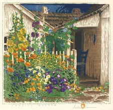 Hoosier Garden By Gustave Baumann Quality Print - Frame Me
