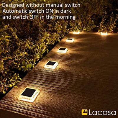 Luces De Entrada , Paquete De 8 Luces Solares De Entrada Con