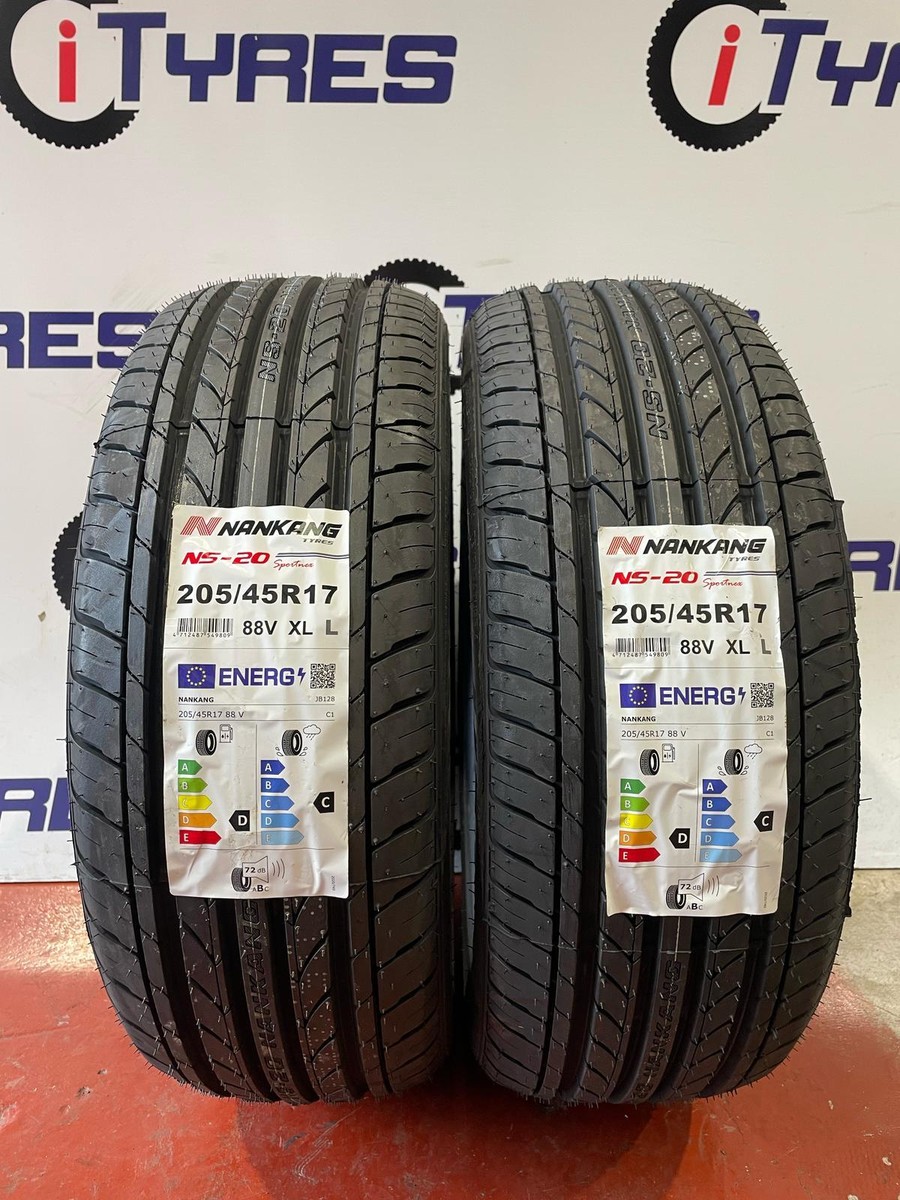 X2 205 45 17 NANKANG NS-20 TOP QUALITY BRAND NEW TYRES 205/45R17