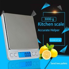 Digital Scale 3000g x 0.1g Electronic Food Scale Jewelry Gold Silver Coin Pocket