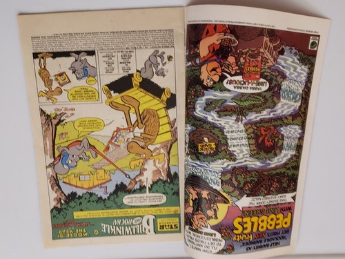 BULLWINKLE AND ROCKY #3 MARCH 1988 Marvel Comic Book - Tear on Back Cover - Picture 9 of 21