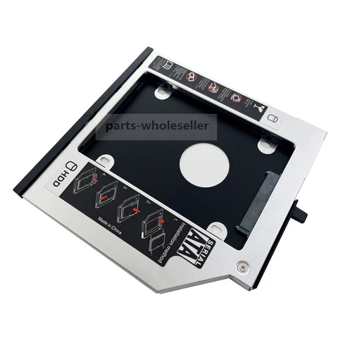 2nd SSD HDD Hard Drive Caddy for Lenovo T400s T500 T410s T420s T430s x220 W500