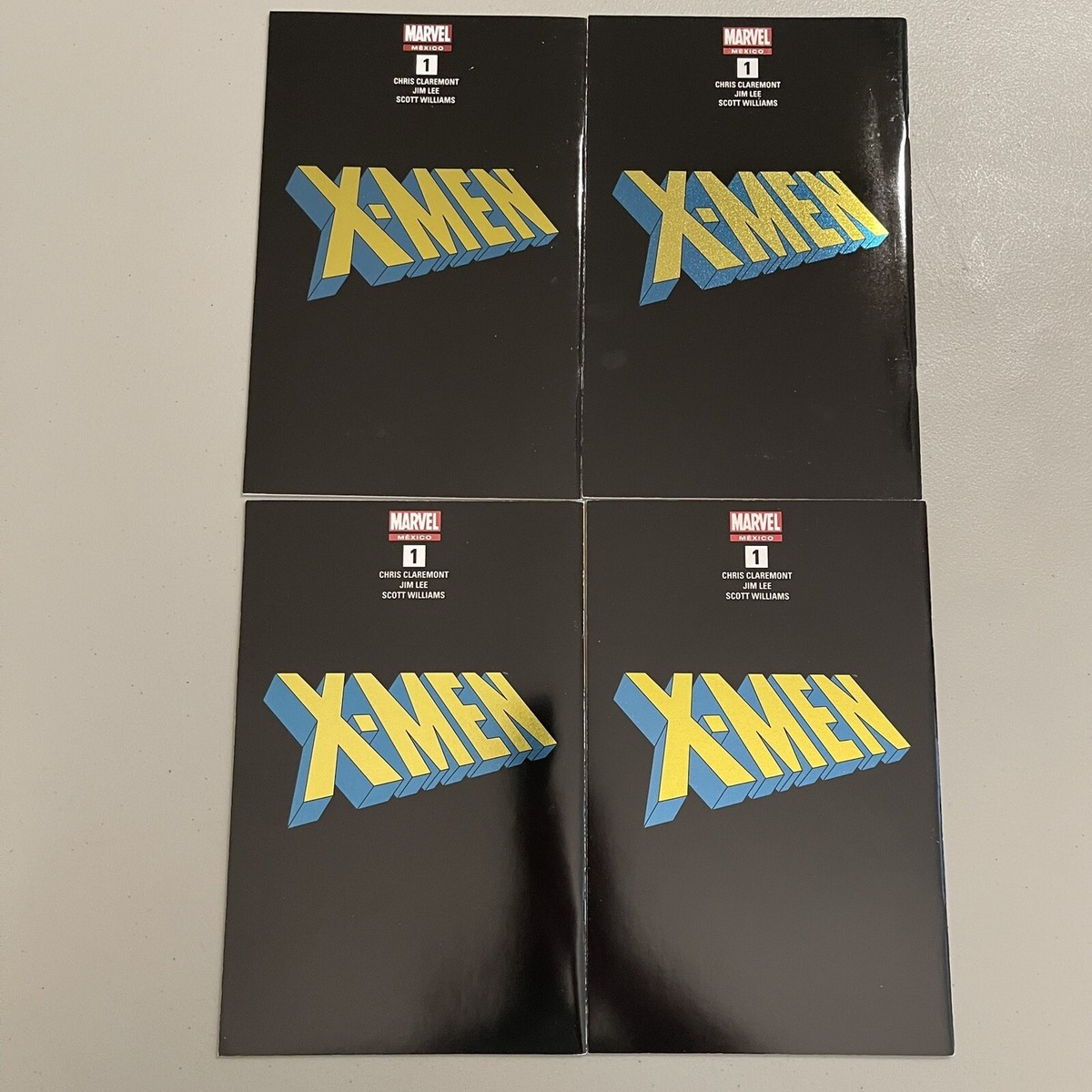 X-Men 1 (4 Cover Set) - Mexican Foil Limited Edition of 500