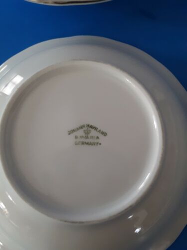 Johann Haviland Blue Garland Bavaria Germany Fruit Dessert Bowl Set of 4 (G2) - Picture 3 of 5