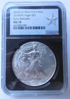 2018 W American Silver Eagle NGC MS70 Early Release FREE SHIPPING