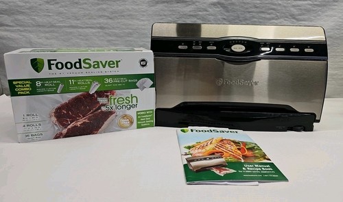FoodSaver V3880 SmartSeal Vertical Vacuum Sealer - Tested & Working With Bags