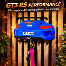 Porsche 911 GT3RS 4.0 Schl&uuml;sselhalter Wanddeko 3D Druck Geschenk Auto Fanartikel