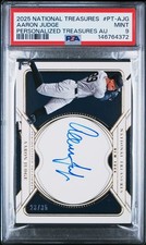 2025 NT Aaron Judge Personalized Treasures Auto 23/35 PSA 9 Pop 1 None Higher