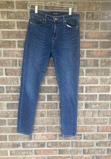 Lucky Brand Jeans Blue Denim Mid Rise Ava Ankle Skinny Stretch Womens Size 4