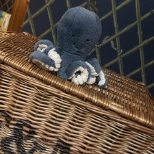 Genuine Jellycat Storm Octopus Teal Medium Size 