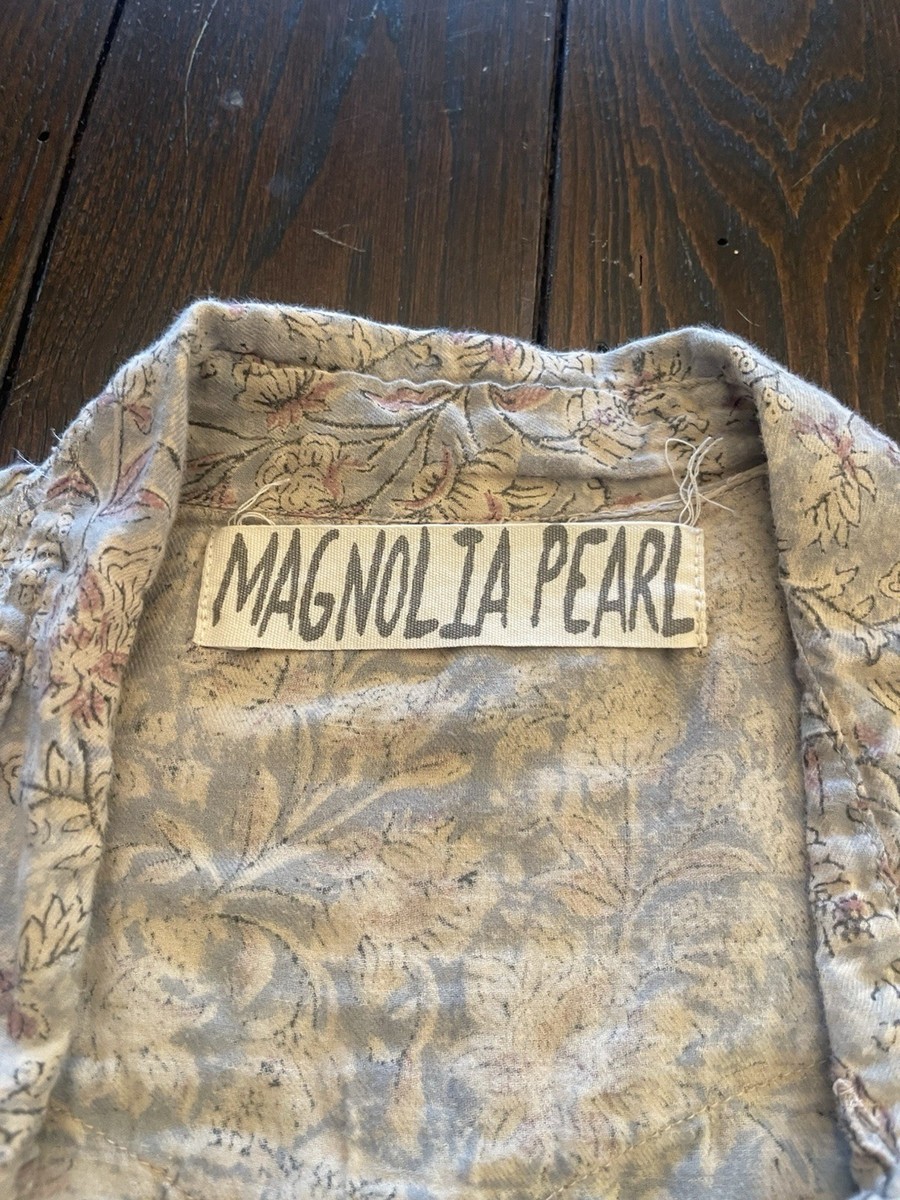 Magnolia Pearl Kelly Western Painted Button Up Shirt Women’s One Size Floral View 2
