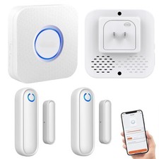 Caregiver Pager WiFi Door Alarms for Dementia Patients with Phone App,WiFi Sm...