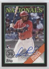 2023 Series 2 1988 Topps Baseball Black 176/199 Israel Pineda #88BA-IP Auto 05ns
