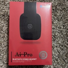 Ai Pro-100 Plus Bluetooth Headphones RED - Brand New in Box Message before buy 