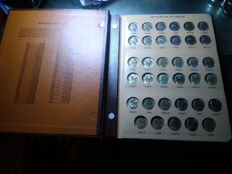 SUPERB 1938-1985 JEFFERSON NICKEL SET IN GEM BU WITH SILVER WAR NICKELS & PROOFS