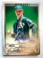 2016 Topps Five Star Sonny Gray #FSA-SG On Card Auto Athletics Red Sox Yankees
