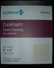 50 Advanced Wound Care, CuraFoam Foam Dressing  6 X 6 In Sterile 3013